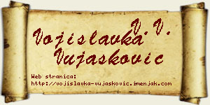 Vojislavka Vujašković vizit kartica